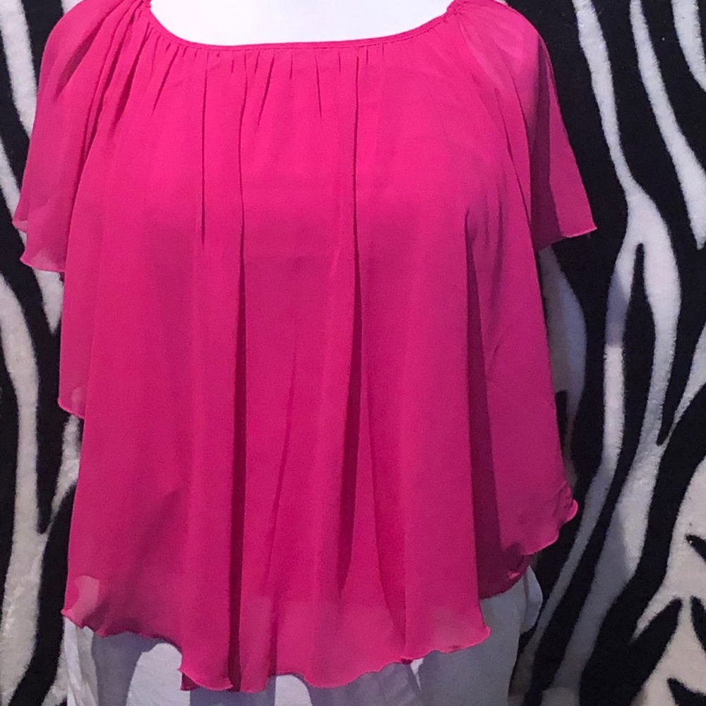 2 for $15 🔥 Cato hot pink top size extra small